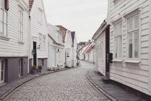 Houses, neighborhood.