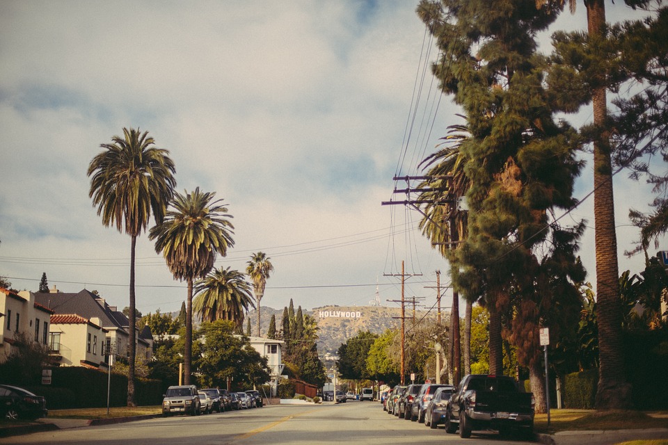 A street in Hollywood which makes buying your first house in LA so tempting.