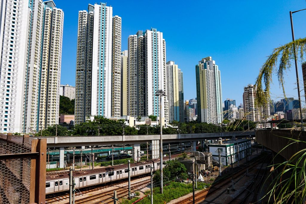 
Apartment buildings in Hong Kong
