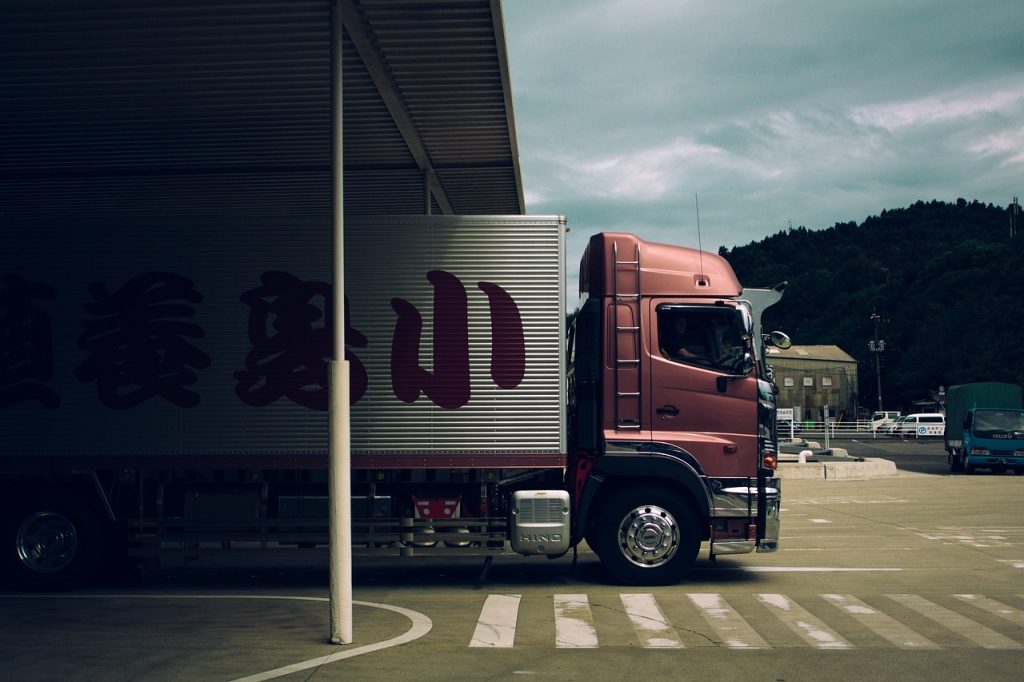 A Hong Kong moving truck
