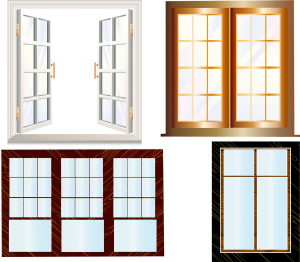 Various types of windows.