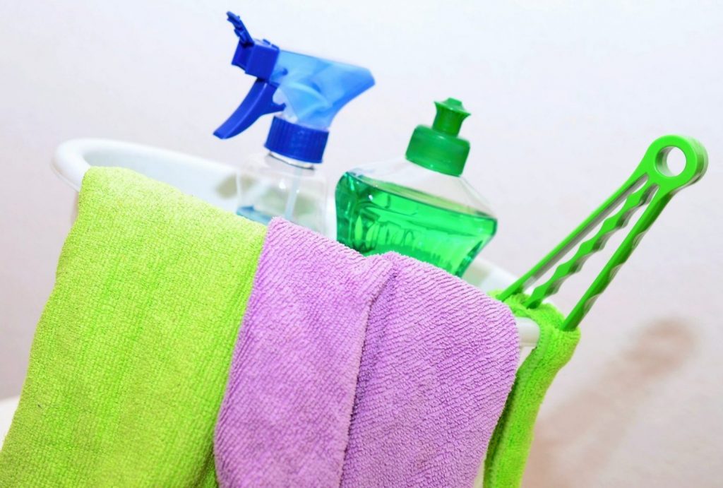 Cleaning equipment every summer home maintenance checklist includes.