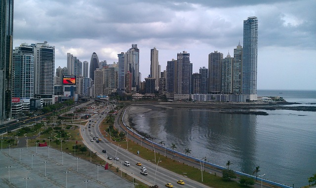 Skyline of Panama Bay.