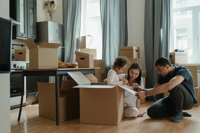 a family packing and applying tips for first-time renters in Miami