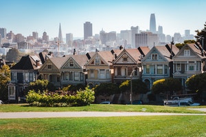 A neighborhood in California.