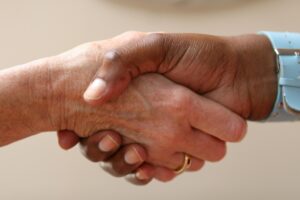 A handshake