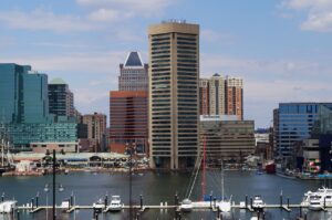 Baltimore cityscape.