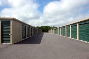 Outdoor storage facilities.